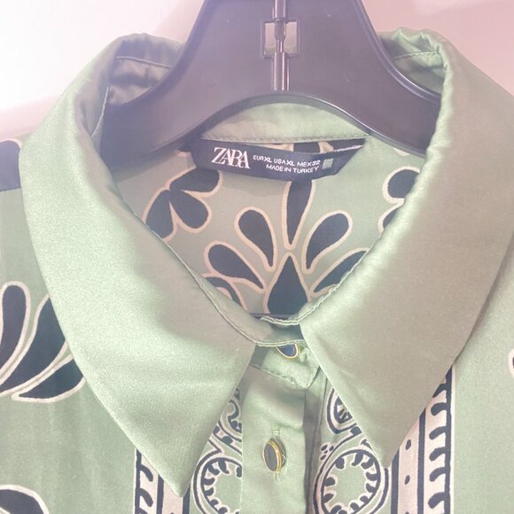 Beautiful Zara XL Ethnic-Inspired Shirt – Made in Turkey - Picture 6 of 17